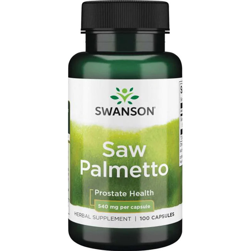 Saw Palmetto 540mg 100 Capsulas Swanson - Image 3