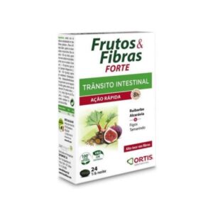 Frutos E Fibras Efeito Rapido 24 Comprimidos Ortis