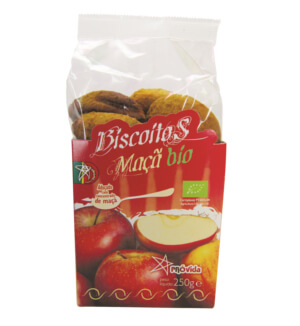 Biscoitos De Maça Bio 250gr Provida