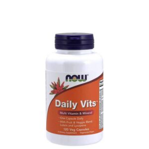 Daily Vits Mutivitaminas E Minerais 120 Capsulas Now