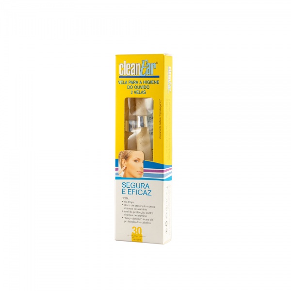 Vela Para Limpeza Do Ouvido 2 Unidades Cleanear